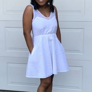 Cole Daniel 100% cotton eyelet dress size S